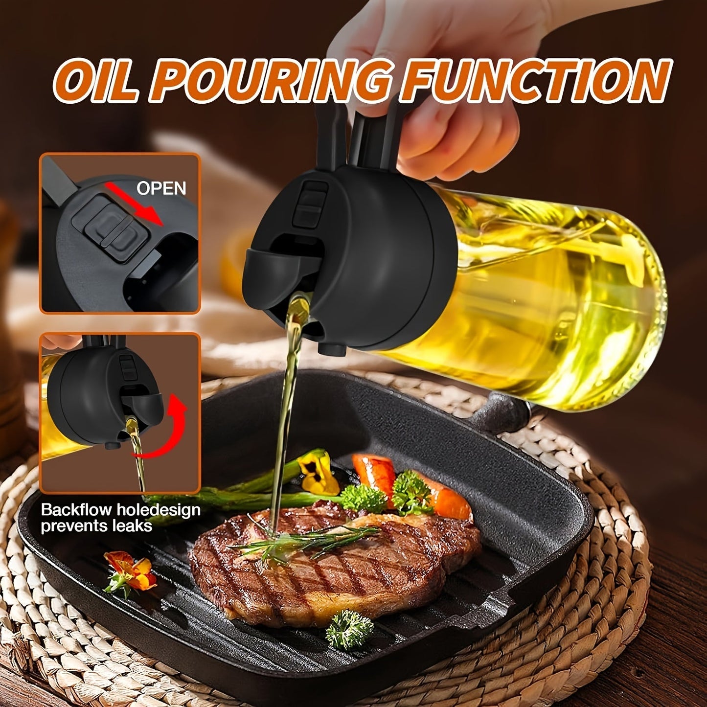 Deluxe Oil Sprayer Dispenser