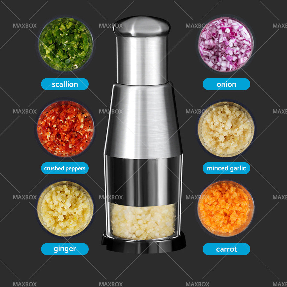 Pressed Garlic Chopper Stainless steel 304 Garlic Masher Minced Garlic Crusher